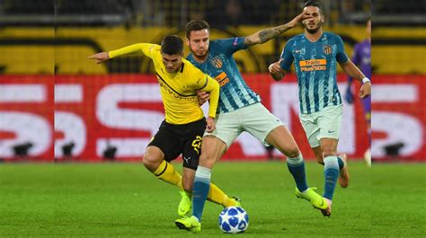 atletico madrid vs dortmund stats